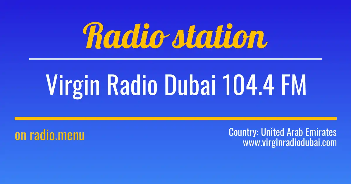 Virgin radio dubai live discount